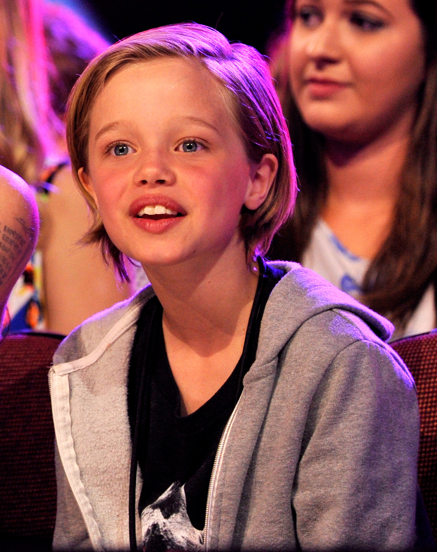 Shiloh Nouvel Jolie-Pitt entre el público durante la 28.ª edición de los Kids' Choice Awards de Nickelodeon, el 28 de marzo de 2015 | Fuente: Getty Images