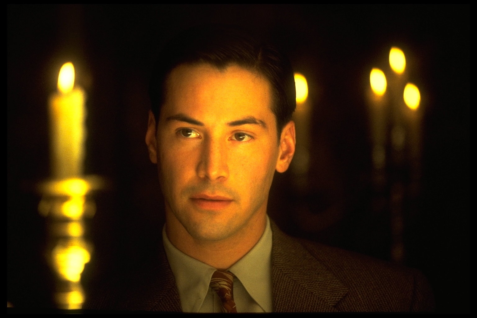 Keanu Reeves en el plató de "A Walk in the Clouds", 1994 | Fuente: Getty Images