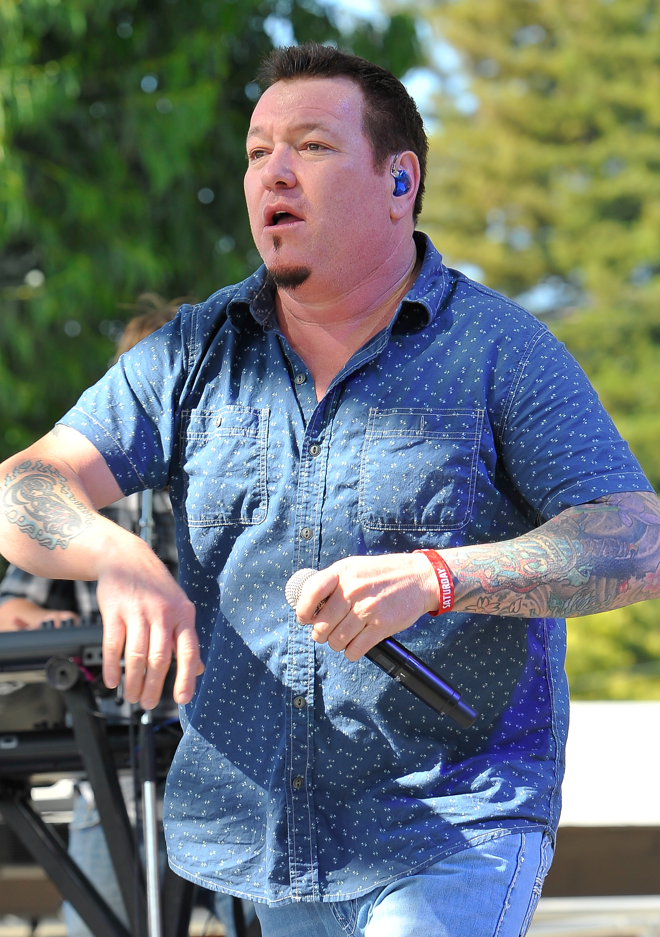 Steve Harwell de Smash Mouth actúa en el BottleRock Napa Valley Music Festival en Napa Valley Expo el 31 de mayo de 2014, en Napa, California | Foto: Getty Images
