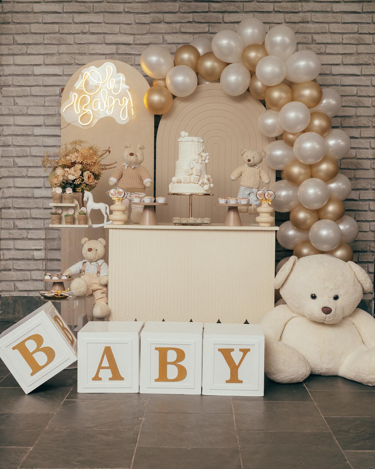 Un’elegante allestimento per una festa di benvenuto al bebè | Fonte: Pexels