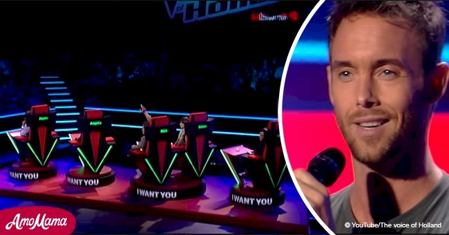 Tras cantar solo 5 palabras, concursante de 'The Voice' hizo que los jueces giraran sus sillas