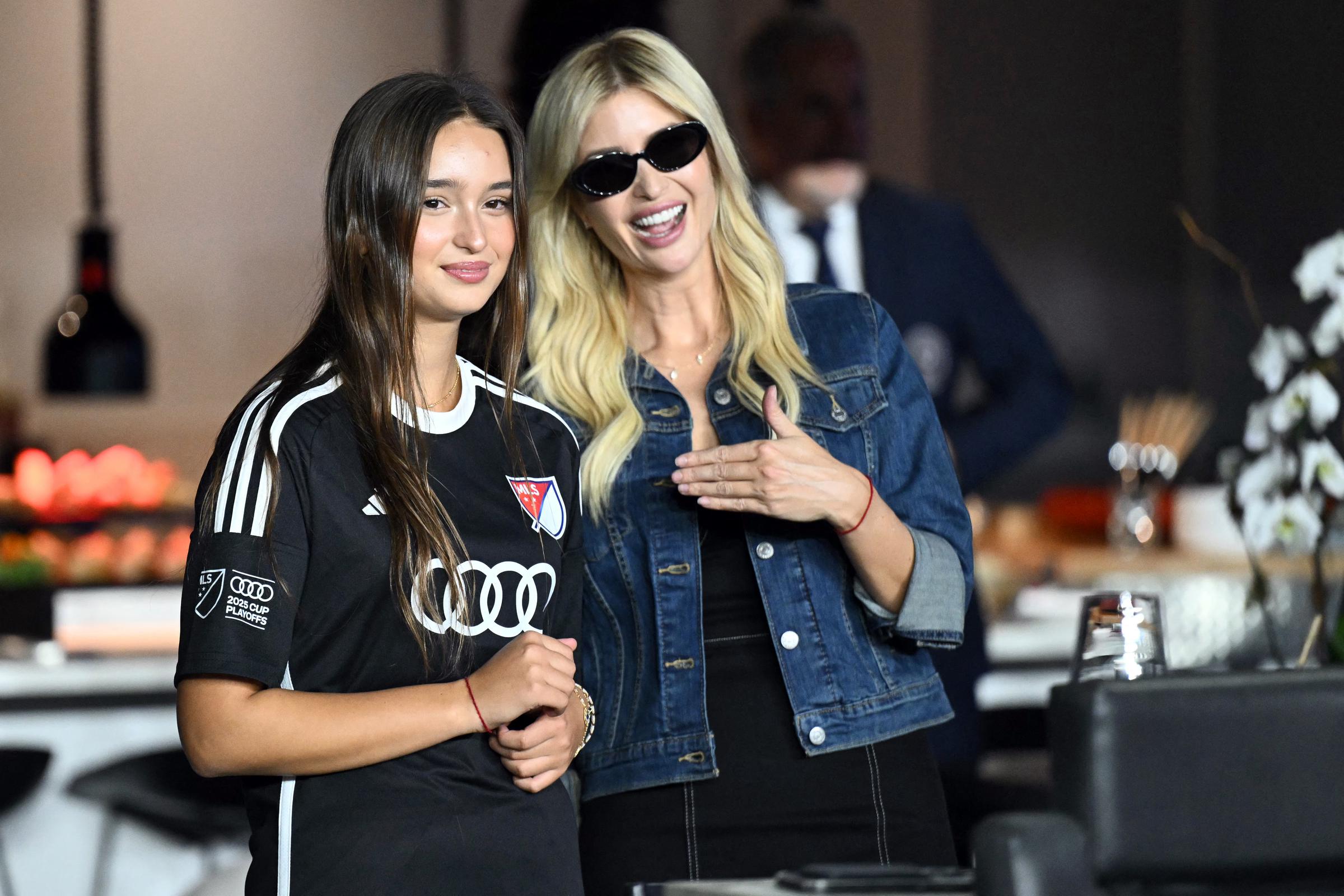 Ivanka Trump y Arabella en Fort Lauderdale, Florida, el 8 de noviembre de 2025 | Fuente: Getty Images