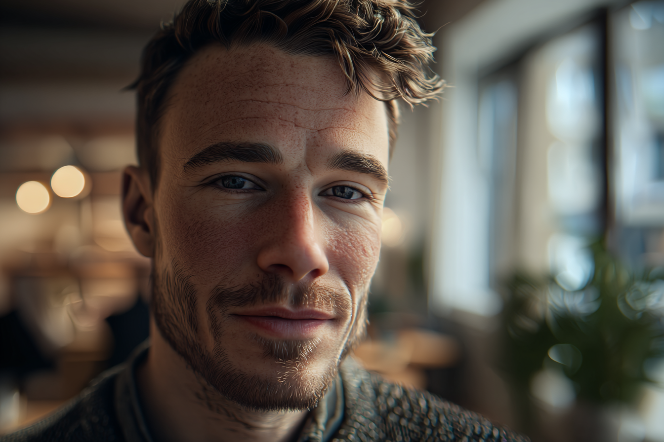 Un uomo nella sua casa | Fonte: Midjourney