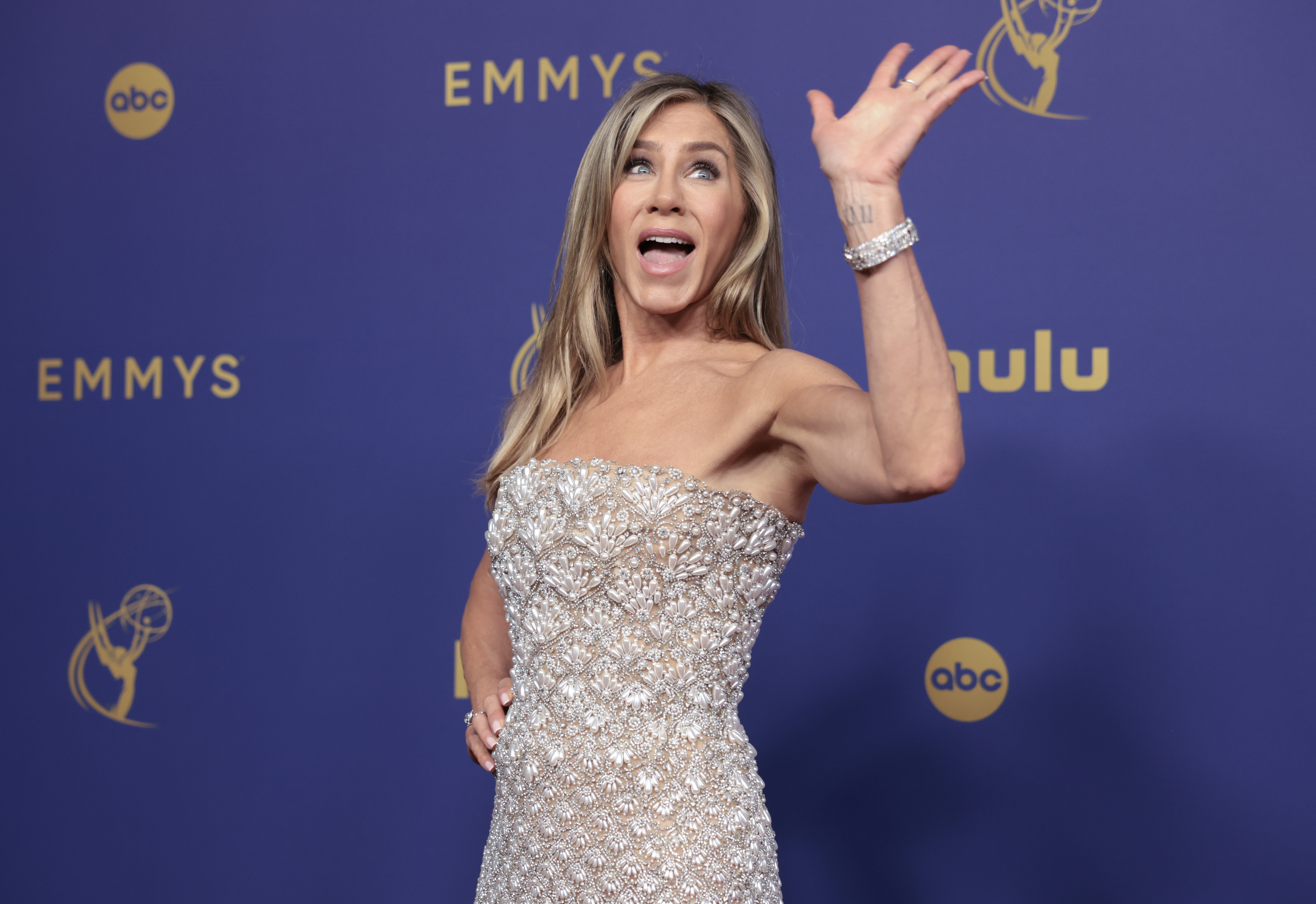 Jennifer Aniston en la 76ª edición de los premios Primetime Emmy en Los Ángeles, California, el 15 de septiembre de 2024 | Fuente: Getty Images