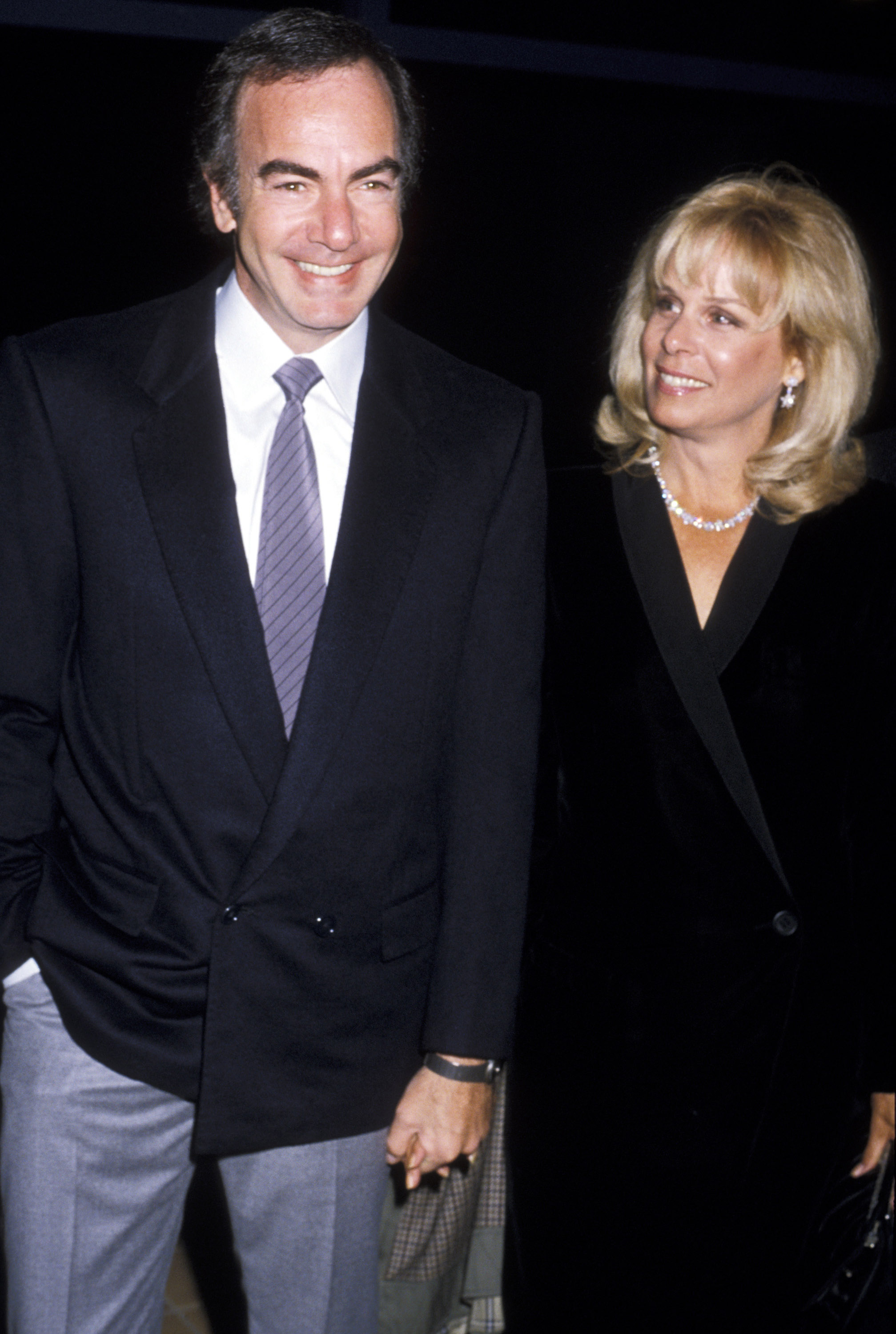 El cantante y Marcia Murphey hacia 1986. | Fuente: Getty Images