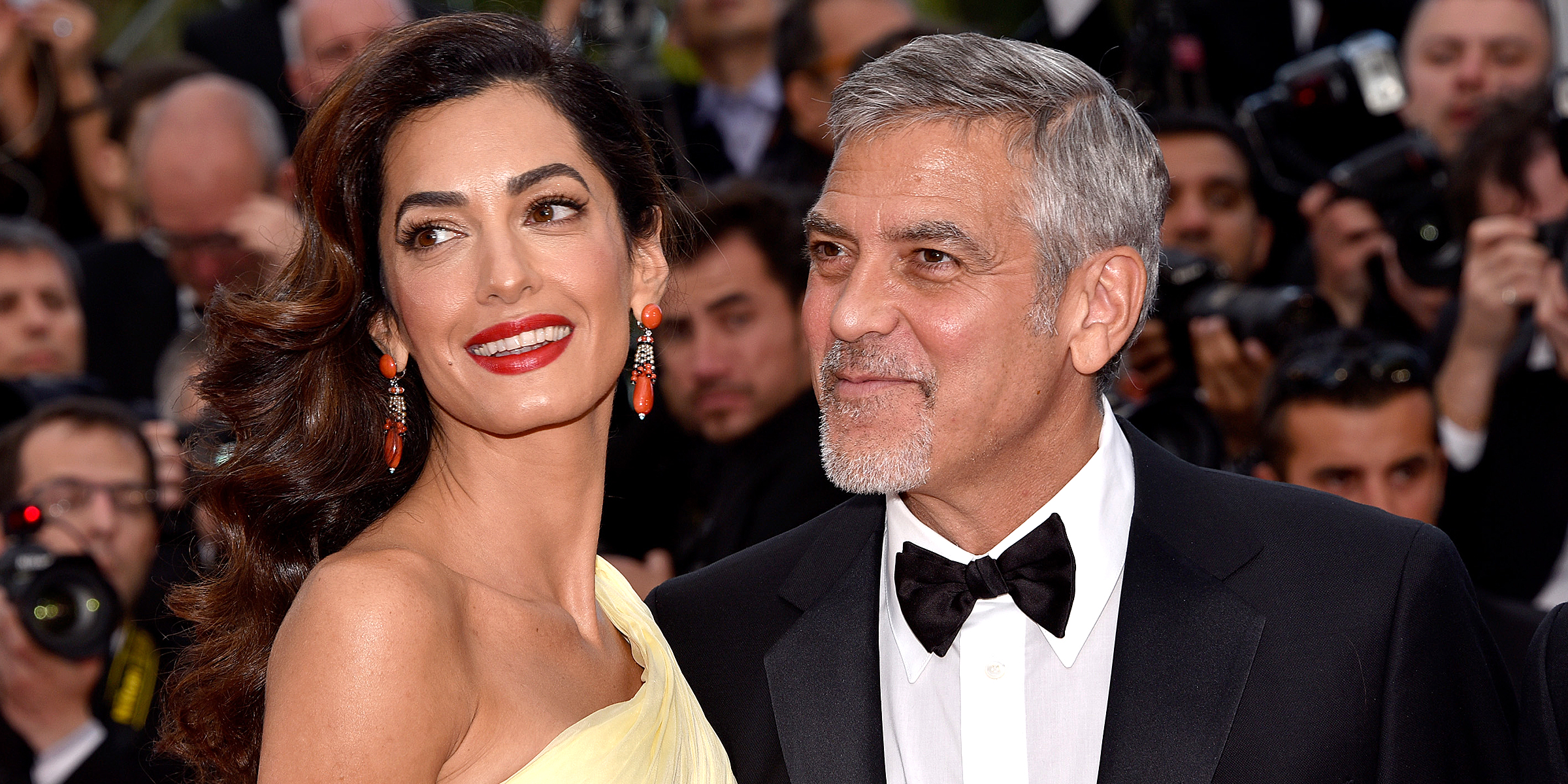 Amal y George Clooney | Fuente: Getty Images