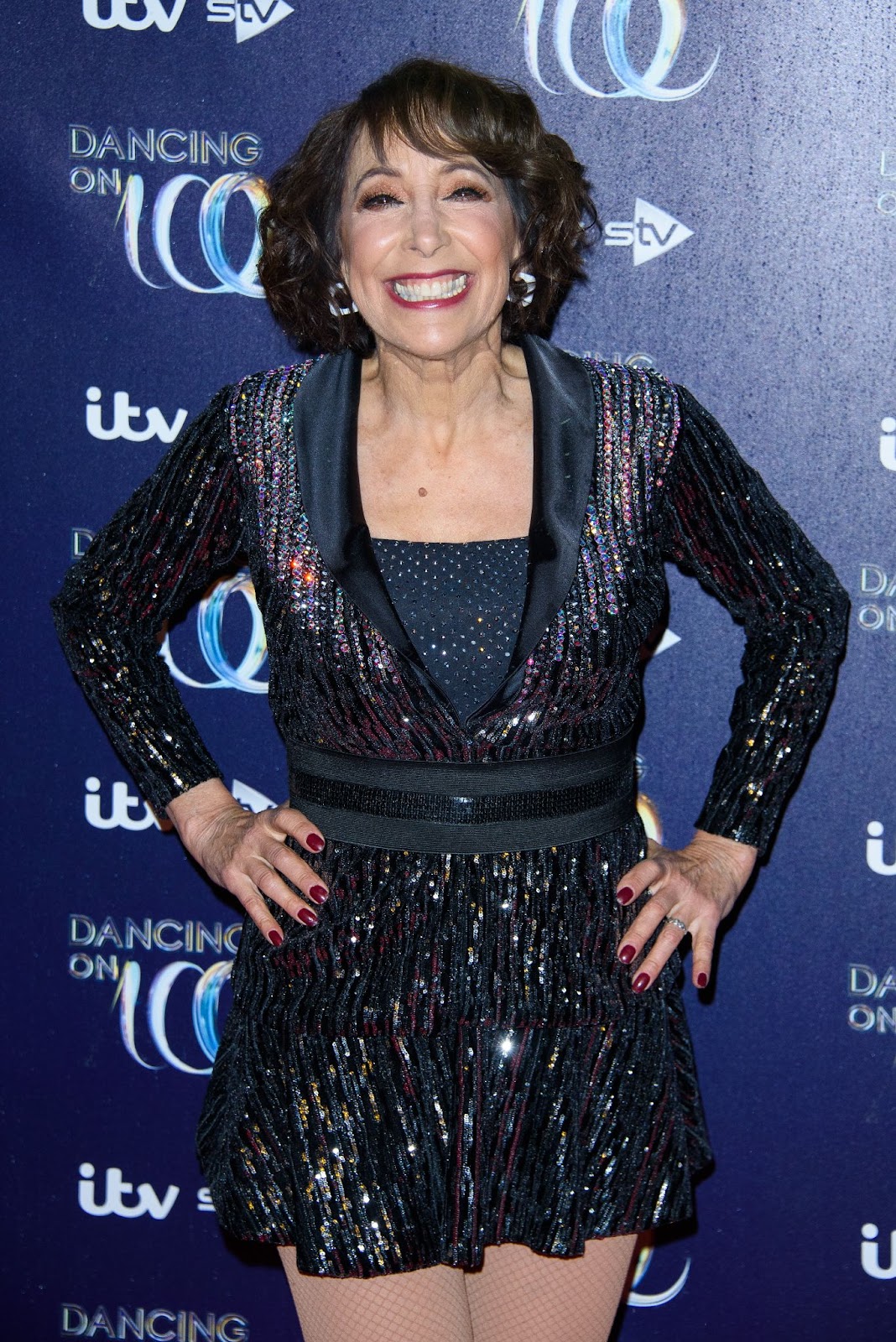 Didi Conn en la alfombra roja de "Dancing On Ice" el 18 de diciembre de 2018, en Londres, Inglaterra. | Fuente: Getty Images