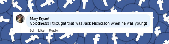 Fan comenta el gran parecido entre Ray Nicholson y su padre Jack Nicholson, en un post fechado el 21 de octubre de 2024 | Fuente: Facebook/FoxNews