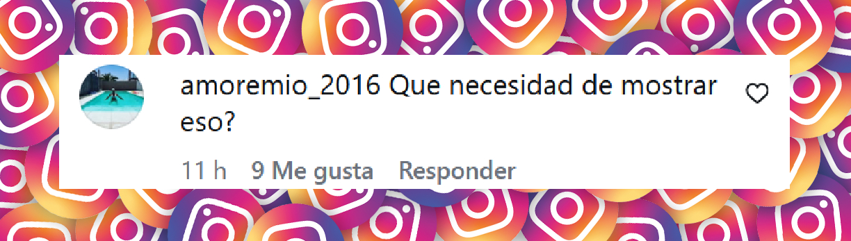Comentario de una usuaria sobre la publicación de Wanda Nara donde muestra su tratamiento médico | Fuente: Instagram/visionshowtv