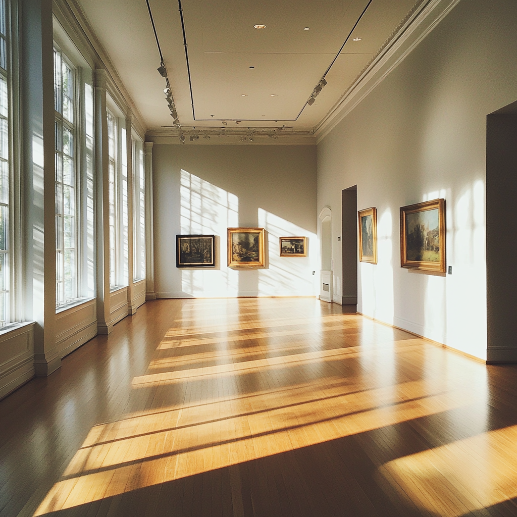 El interior de un museo | Fuente: Midjourney