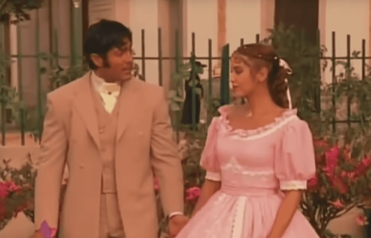 Adela Noriega y Fernando Colunga en la telenovela 'Amor real'. | Foto: YouTube/Telenovelas Mexicanas