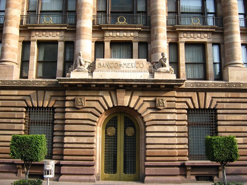 Fachada del Banco de México.| Fuente: Wikimedia Commons