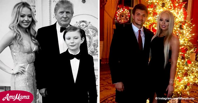 Tiffany, la hija de Donald Trump, hace sorpresiva aparición junto a novio en Casa Blanca