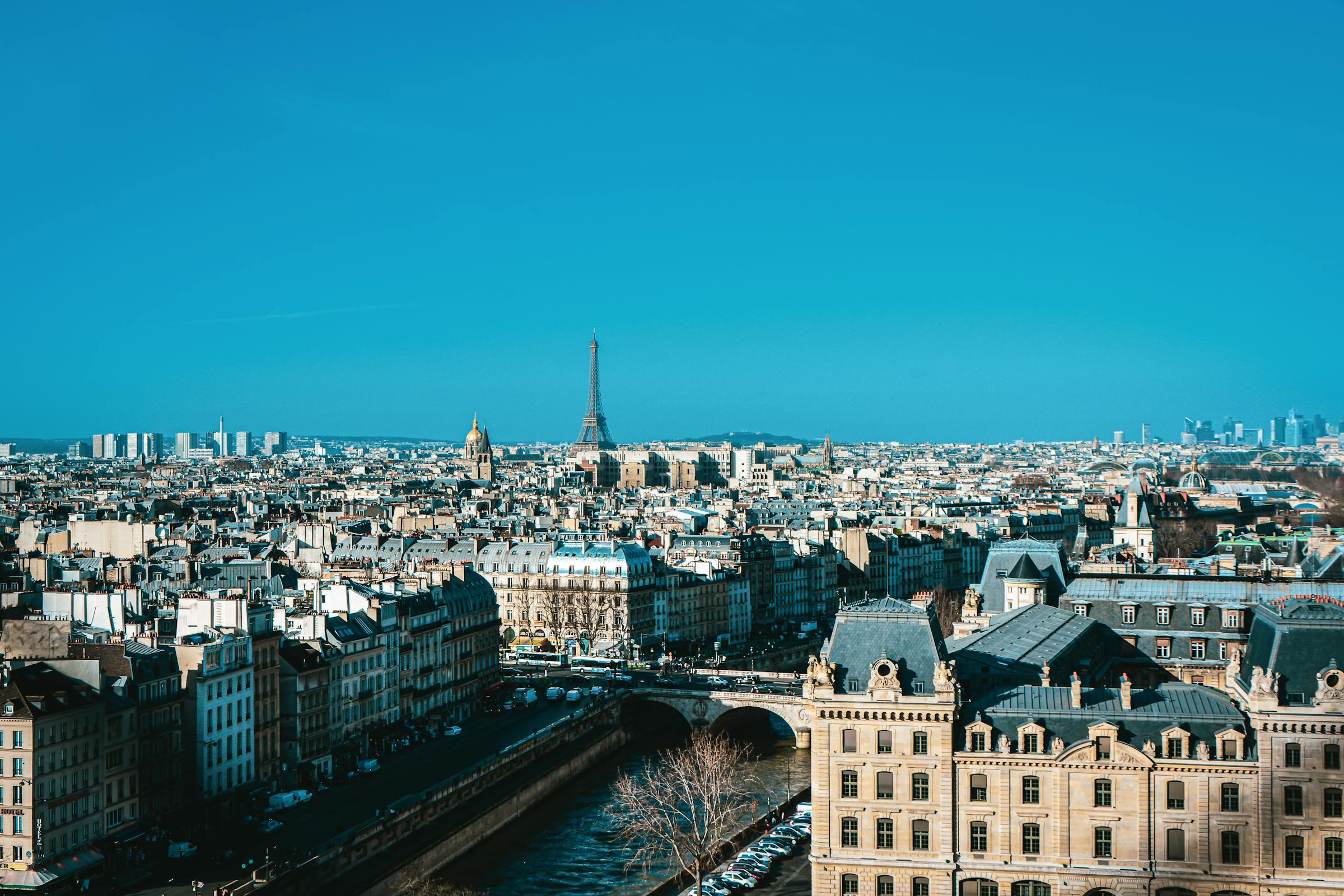 Una impresionante vista de París | Fuente: Pexels