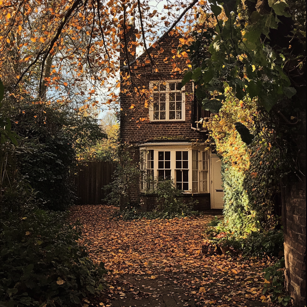 Un jardín en otoño | Fuente: Midjourney