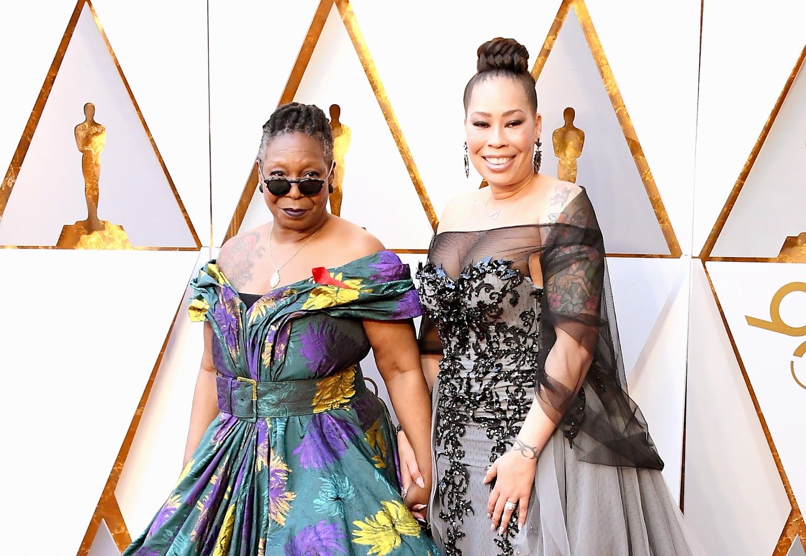 Whoopi Goldberg y Alex Martin en los 90º Premios Anuales de la Academia el 4 de marzo de 2018, en Hollywood, California | Fuente: Getty Images