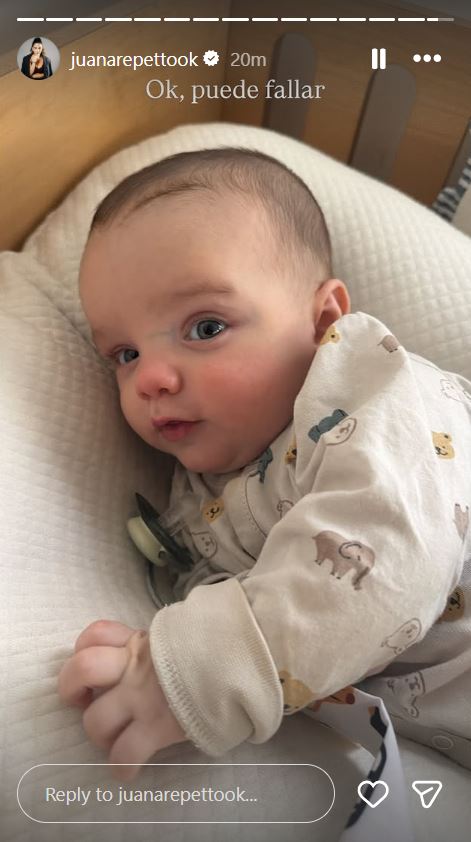 Timoteo, el bebé de Juana Repetto | Fuente: Instagram/juanarepettook