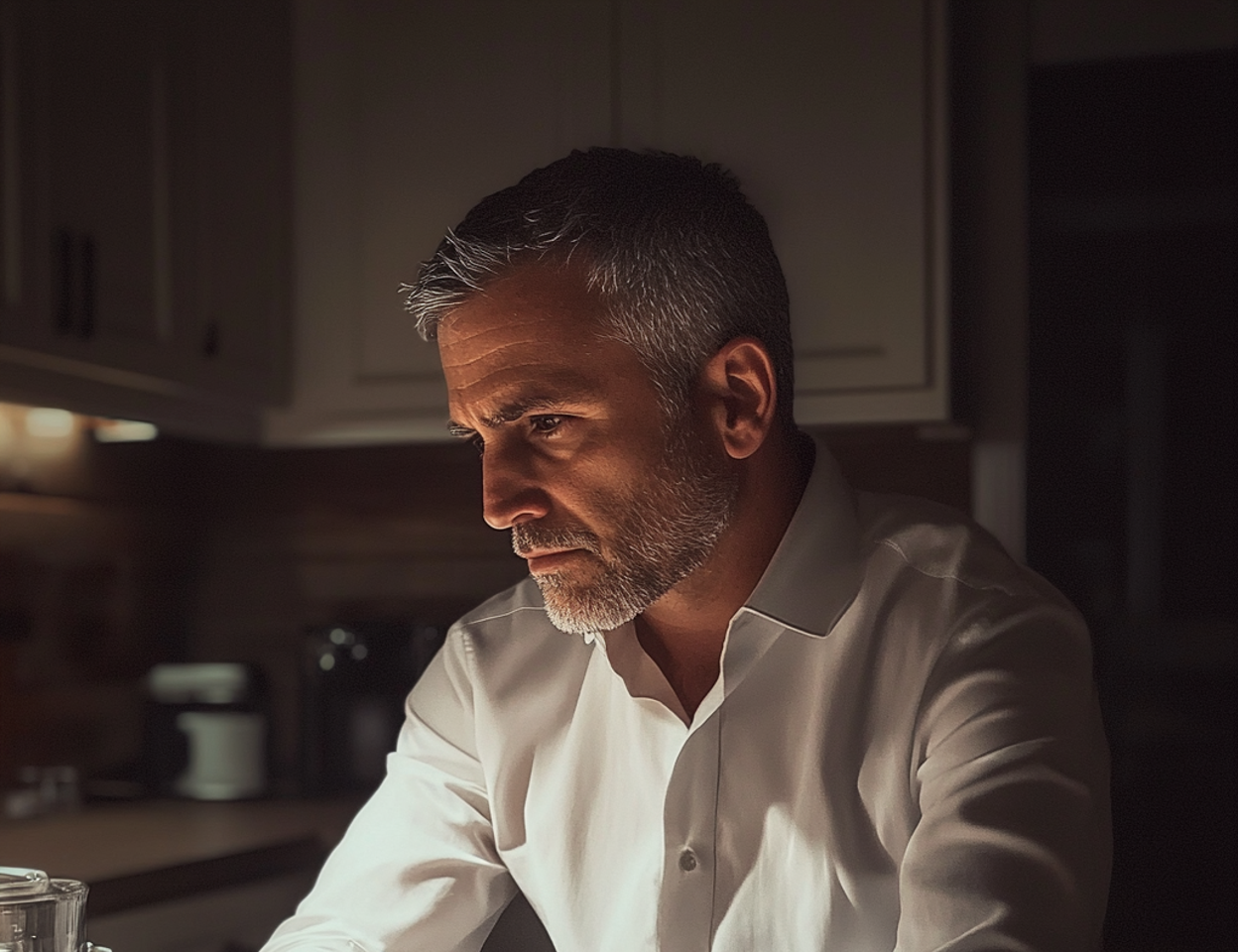 Un hombre disgustado | Fuente: Midjourney