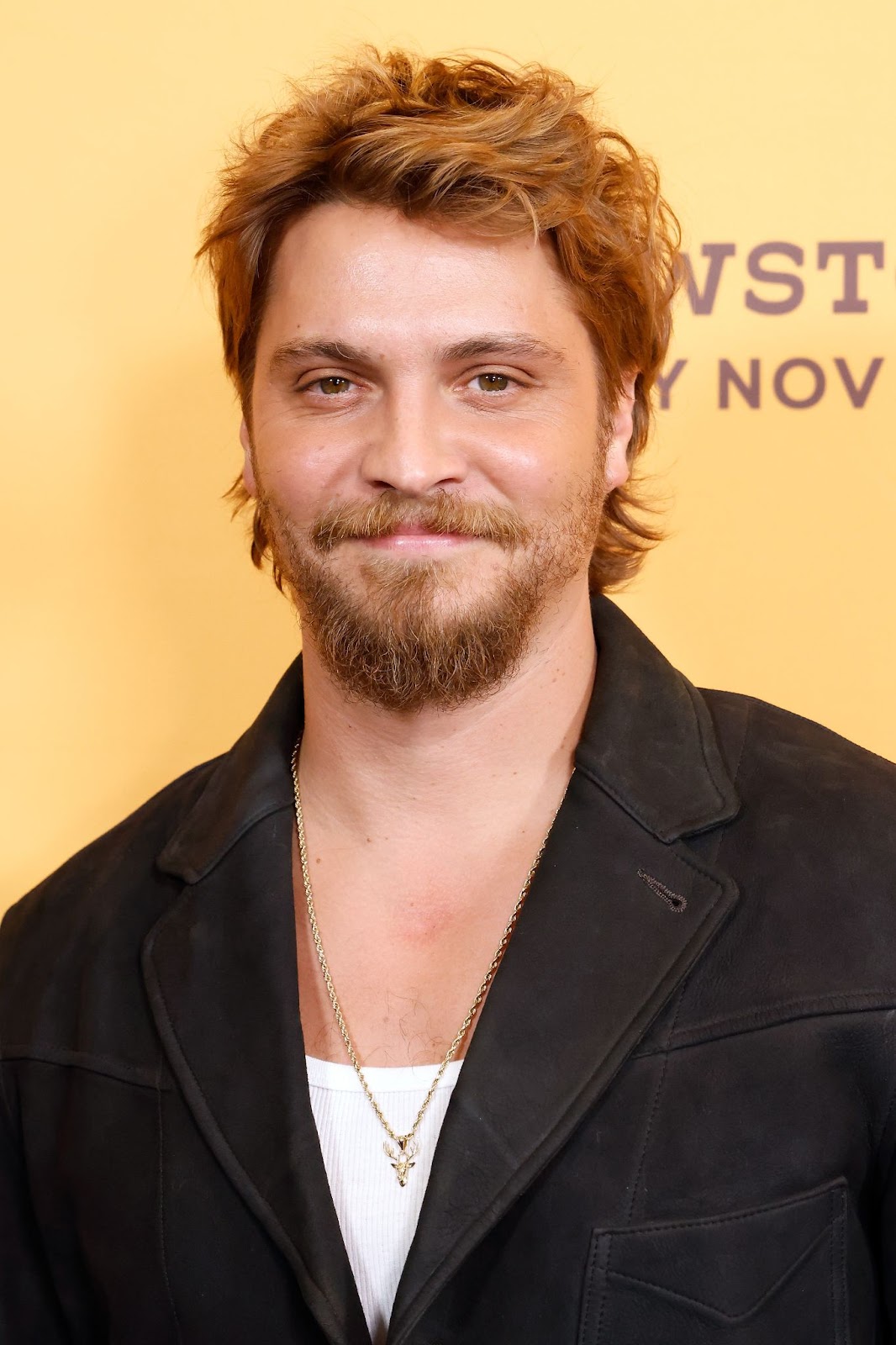 Luke Grimes en el estreno de la segunda parte de la quinta temporada de "Yellowstone" el 7 de noviembre de 2024 en Nueva York | Fuente: Getty Images