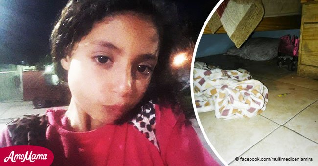Familia buscó desesperadamente a la niña de 9 años, pero estaba debajo de la cama