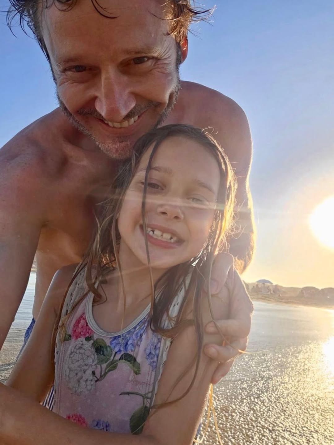 Benjamín Vicuña junto a su hija Magnolia | Fuente: Instagram/benjaminvicuna.ok