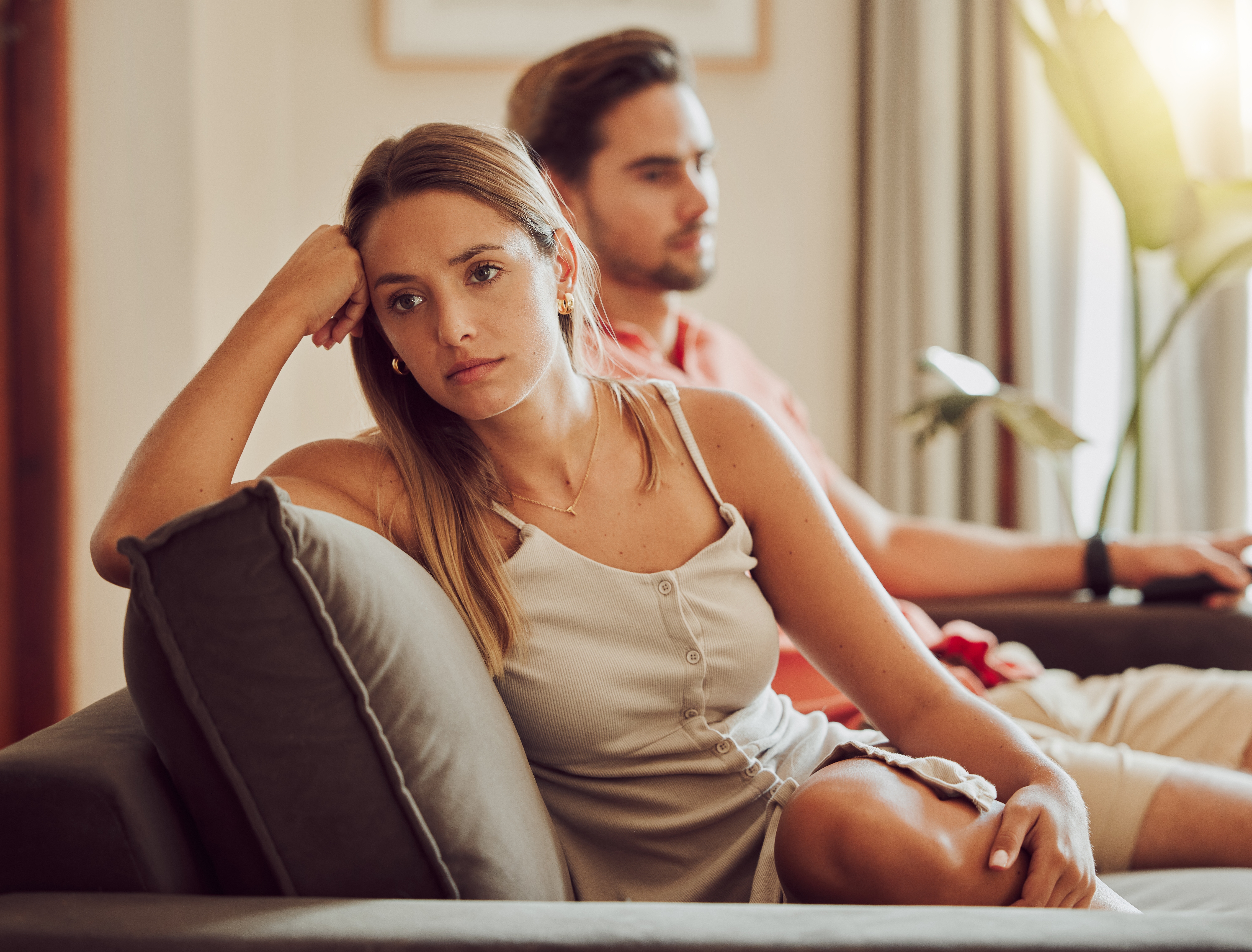 Una pareja infeliz. | Foto: Shutterstock