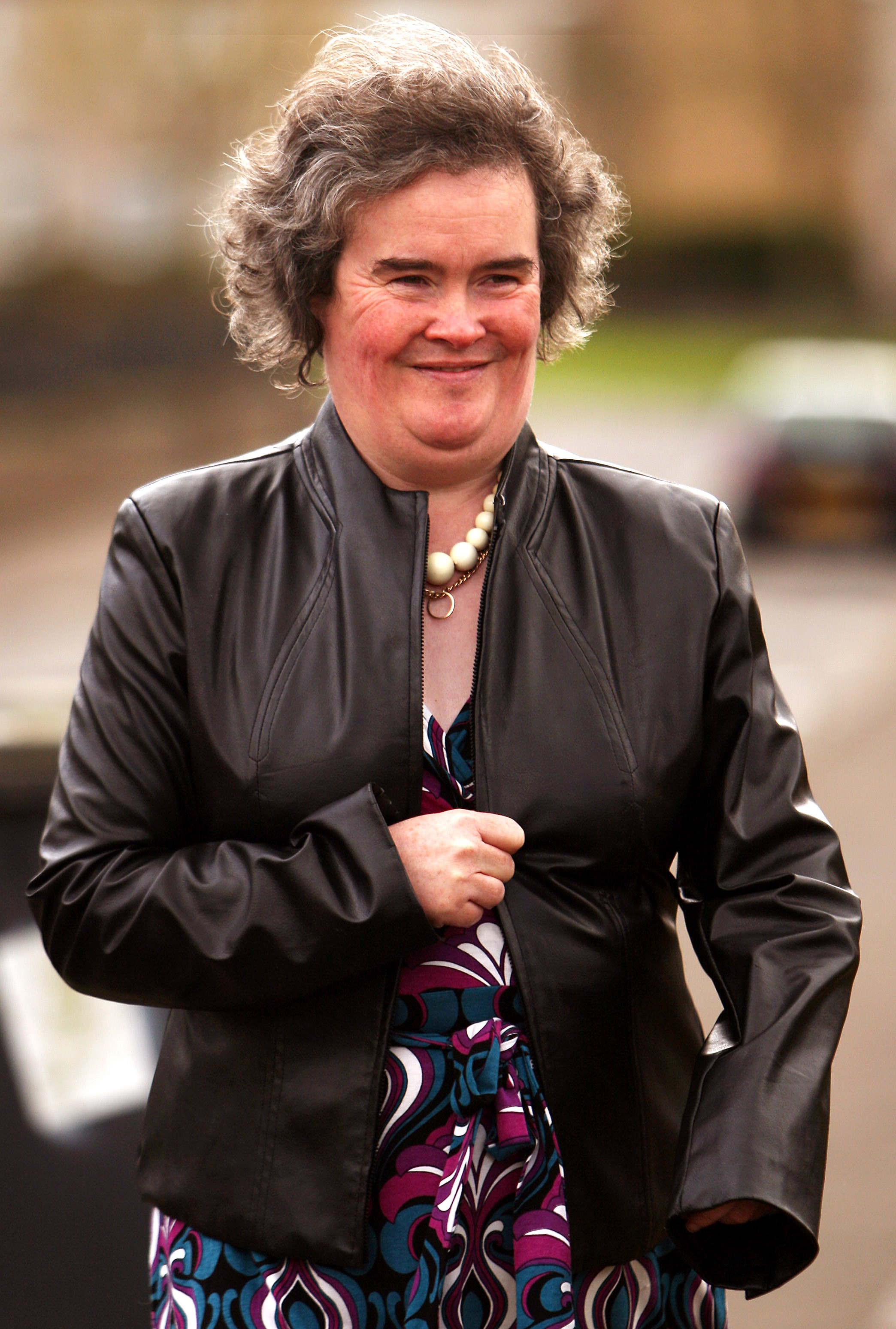 Susan Boyle vuelve a su casa el 21 de abril de 2009 en Blackburn, Escocia | Fuente: Getty Images