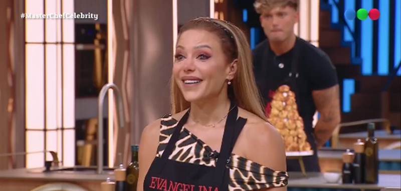 Evangelina Anderson en el último desafío de pastelería en "MasterChef Celebrity" | Fuente: Instagram/masterchefargentina