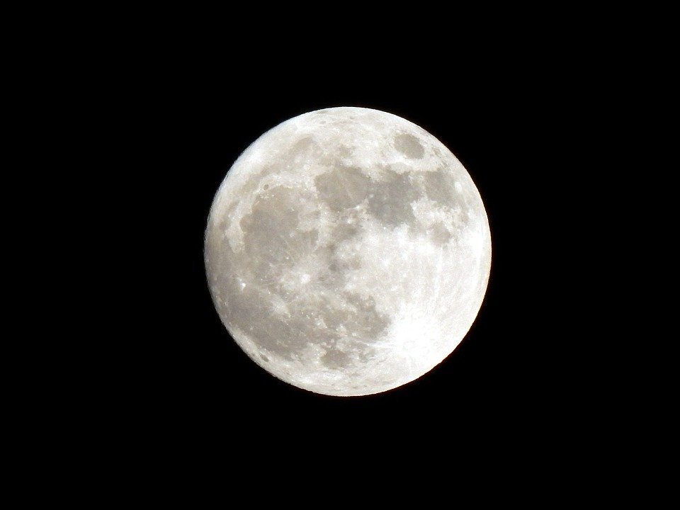 Vista de Superluna. | Imagen: Pixabay