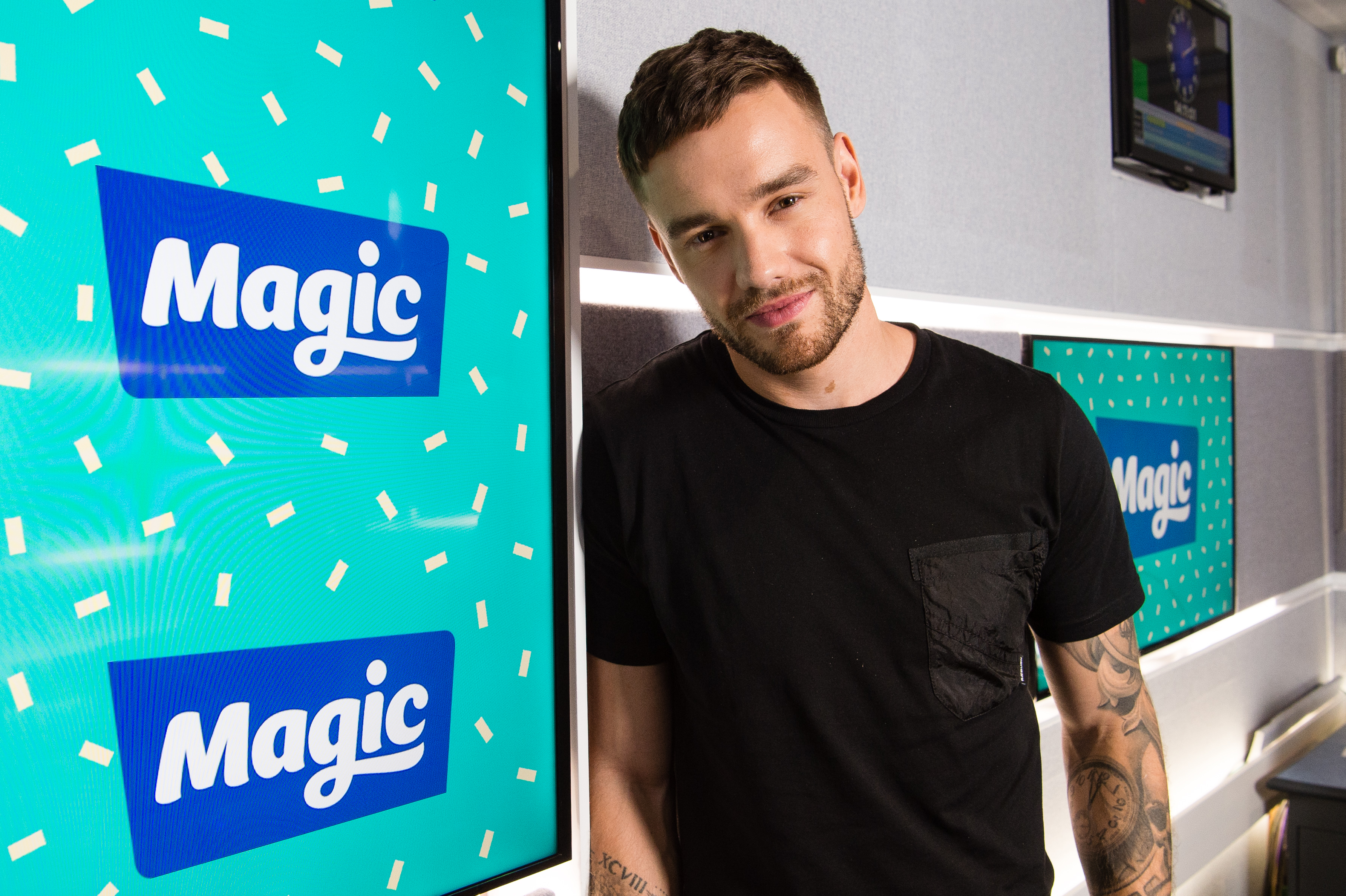 Liam Payne visita la Radio Mágica en Londres, Inglaterra, el 3 de septiembre de 2019 | Fuente: Getty Images