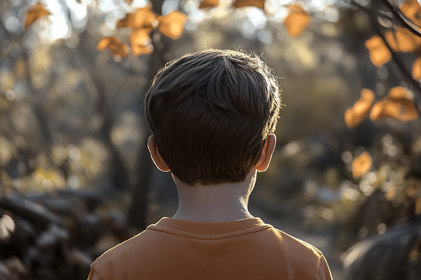Un niño alejándose | Fuente: Midjourney