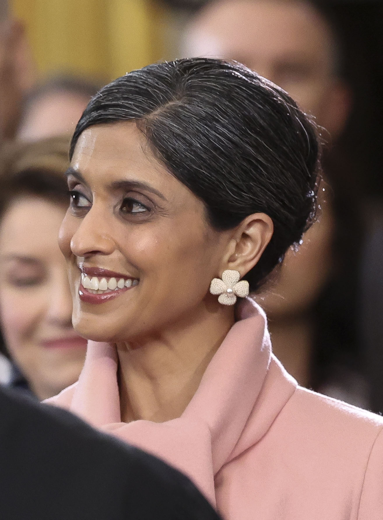 Usha Vance asiste a la ceremonia de investidura antes de que Donald Trump preste juramento como 47º Presidente de EE.UU. | Fuente: Getty Images