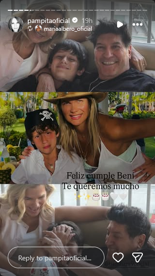Carolina Pampita Ardohain compartió una serie de imágenes para conmemorar el cumpleaños de su hijo Benicio | Fuente: Instagram Stories/pampitaoficial1