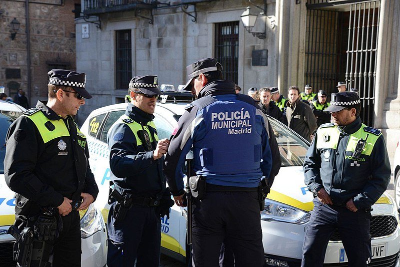 Policía Municipal de Madrid, España. | Imagen: Wikimedia Commons