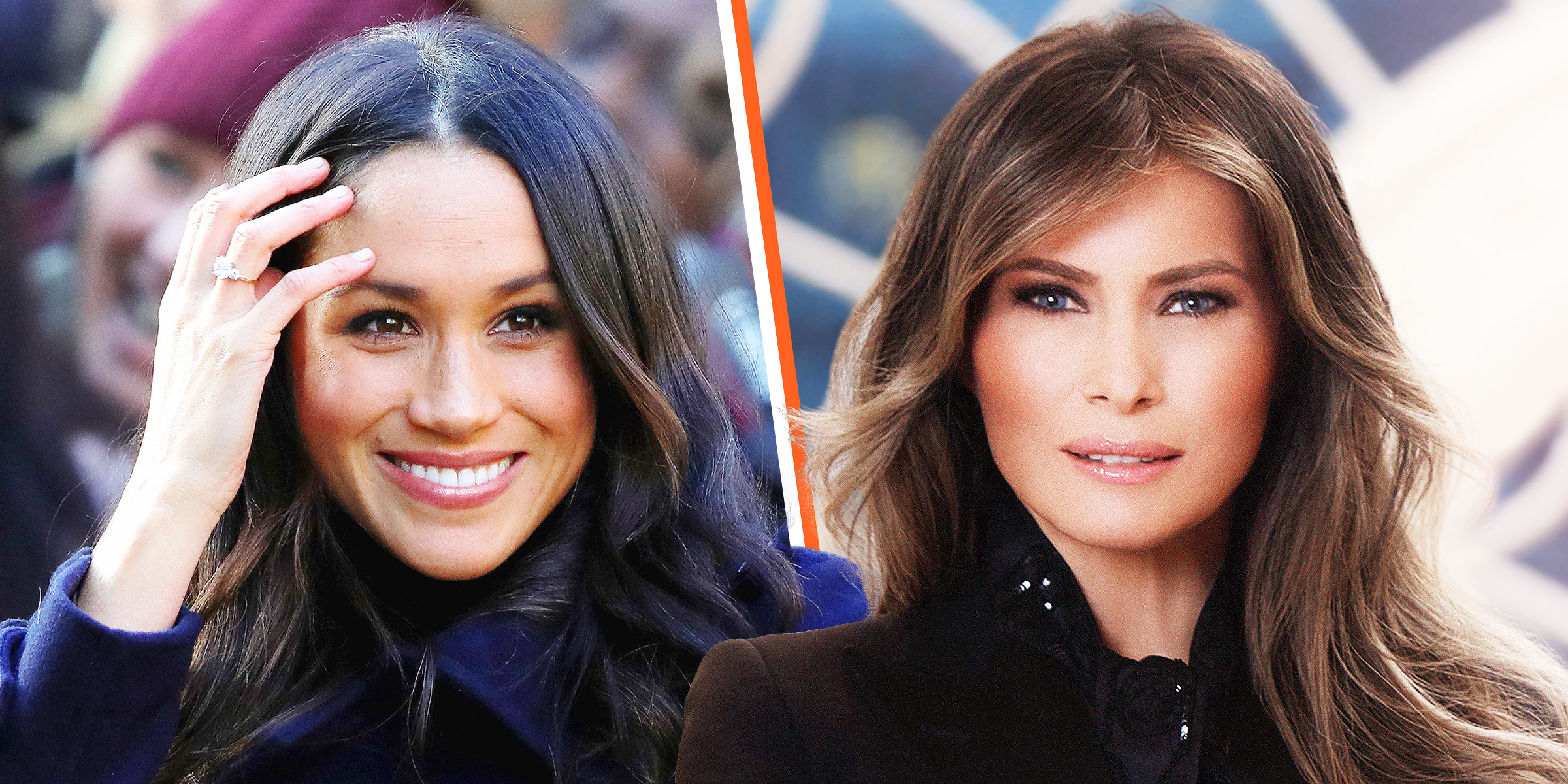 Meghan Markle y Melania Trump | Fuente: Getty Images