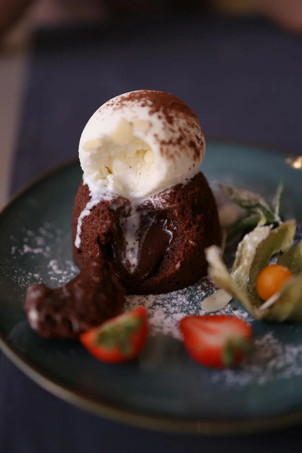 Un postre de chocolate | Fuente: Pexels