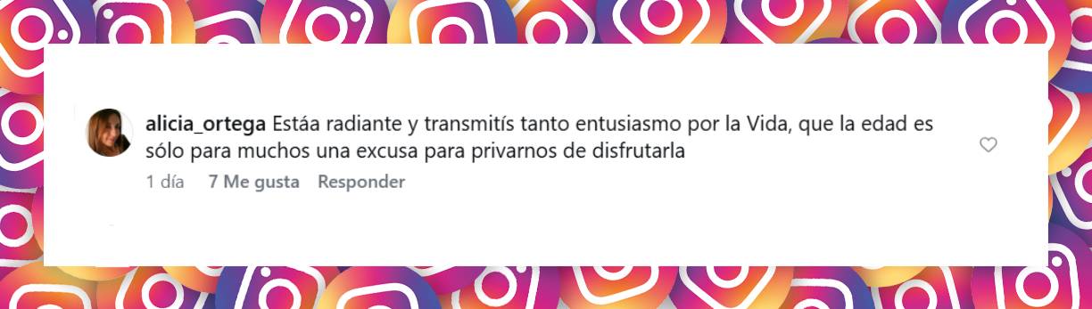 Comentario de una usuaria | Fuente: Instagram/virginiaelizalde