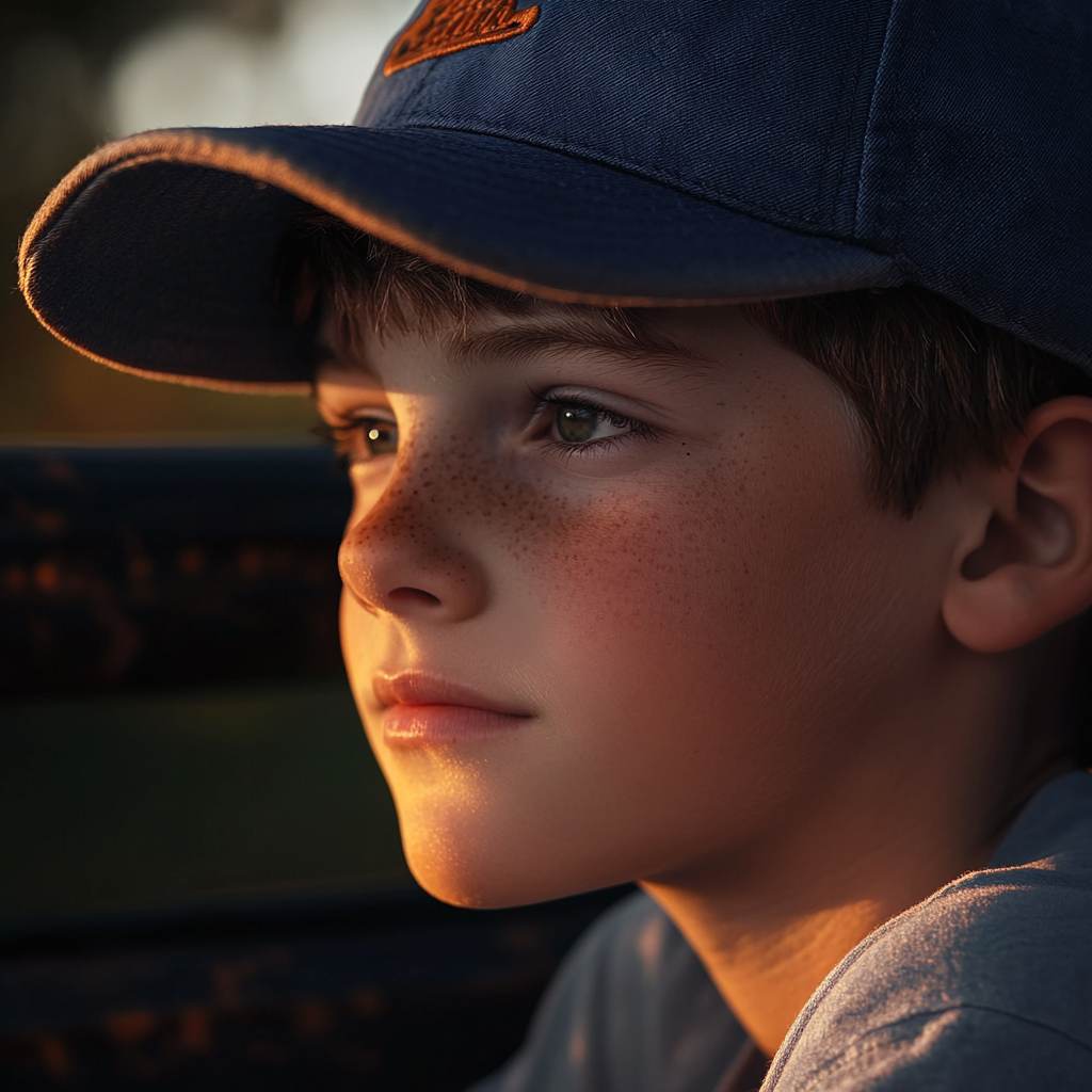 Un niño con una gorra de béisbol | Fuente: Midjourney