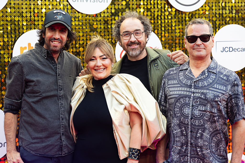 Haritz Garde, Amaia Montero, Xabi San Martín y Álvaro Fuentes de La Oreja de Van Gogh asisten a los Premios Juventud 2026 en el Auditorio Starlite el 3 de septiembre de 2026 en Marbella, España. | Fuente: Getty Images