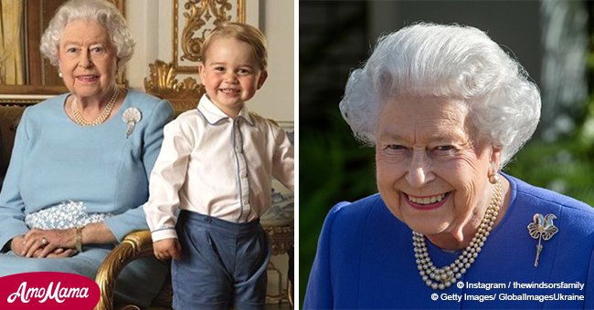 El lindo apodo que tiene el Príncipe George para la Reina Elizabeth