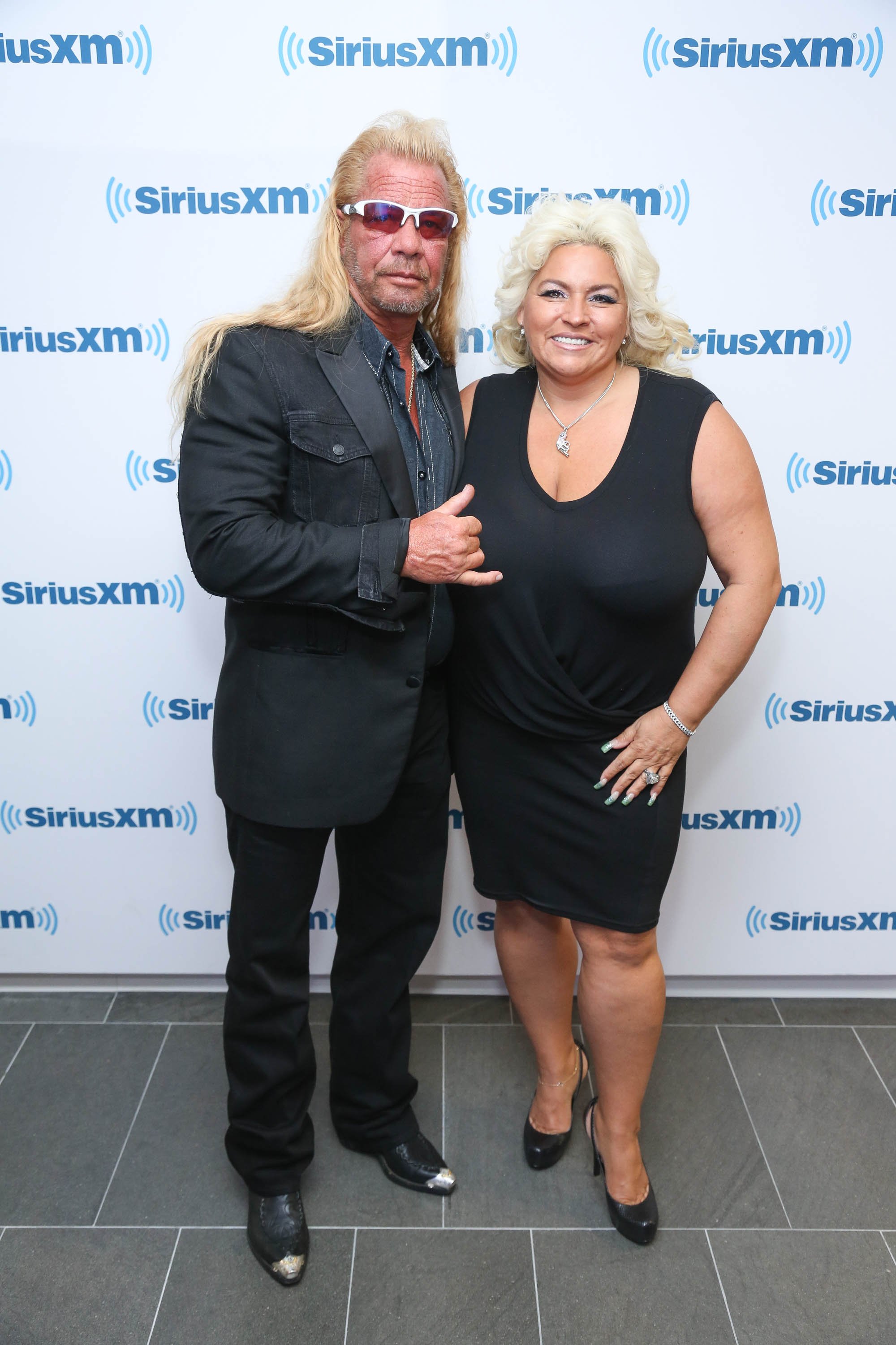 Duane y Beth Chapman visitan los estudios SiriusXM en la ciudad de Nueva York el 9 de junio de 2014 | Foto: Getty Images