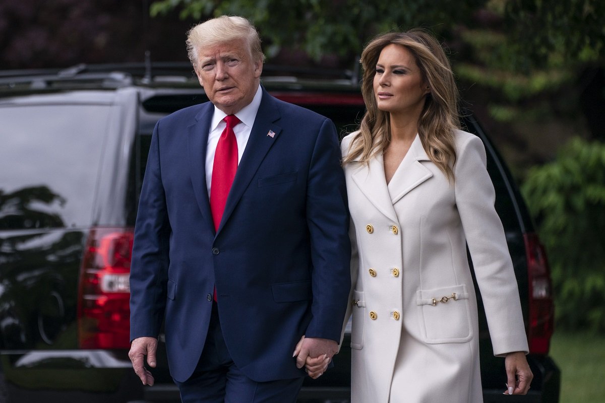 Donald Trump y su esposa Melania el 25 de mayo de 2020 en Washington, DC. | Foto: Getty Images