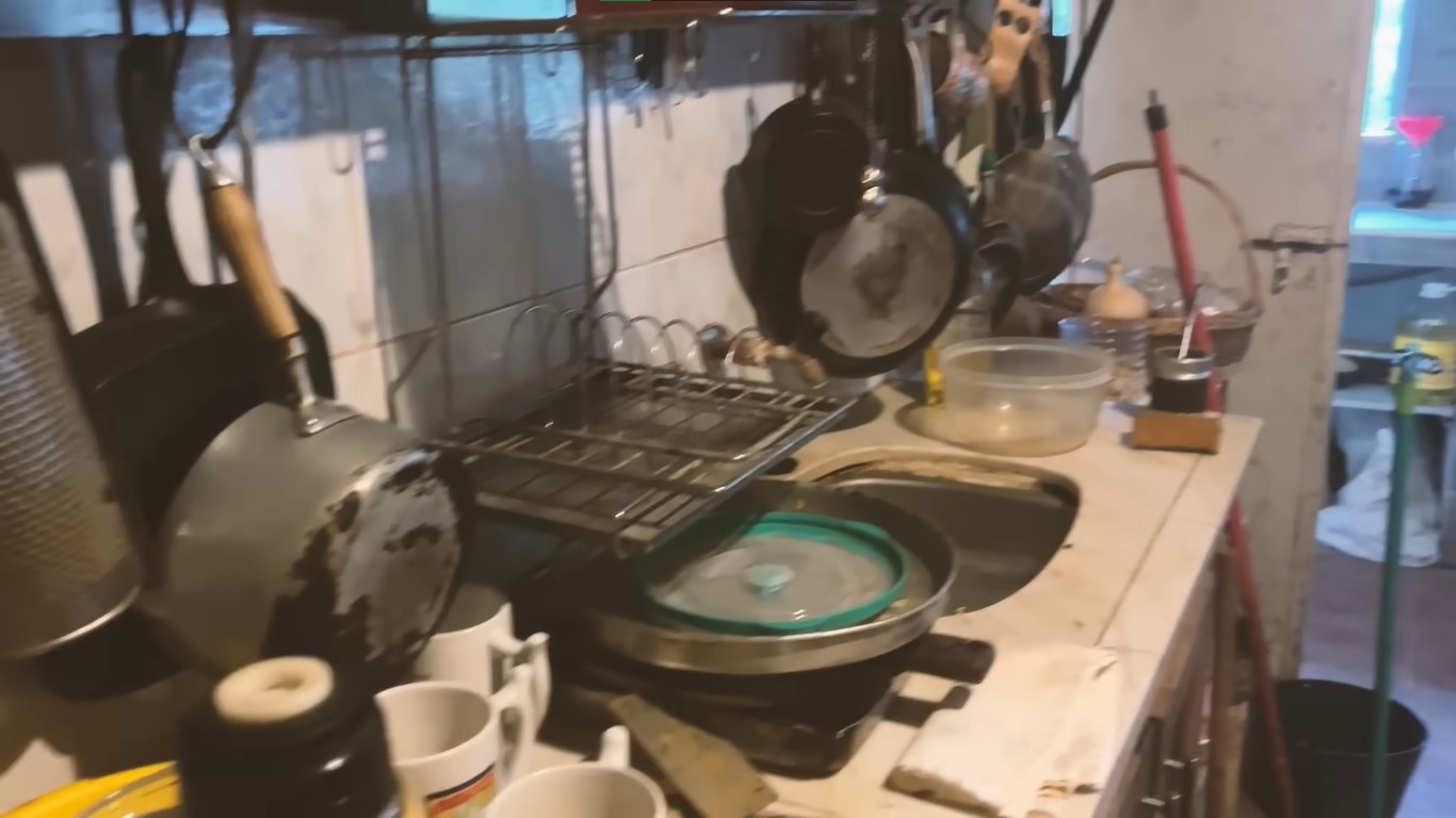 La cocina en la casa de "Pepe" Mujica. | YouTube/Joaco Santos