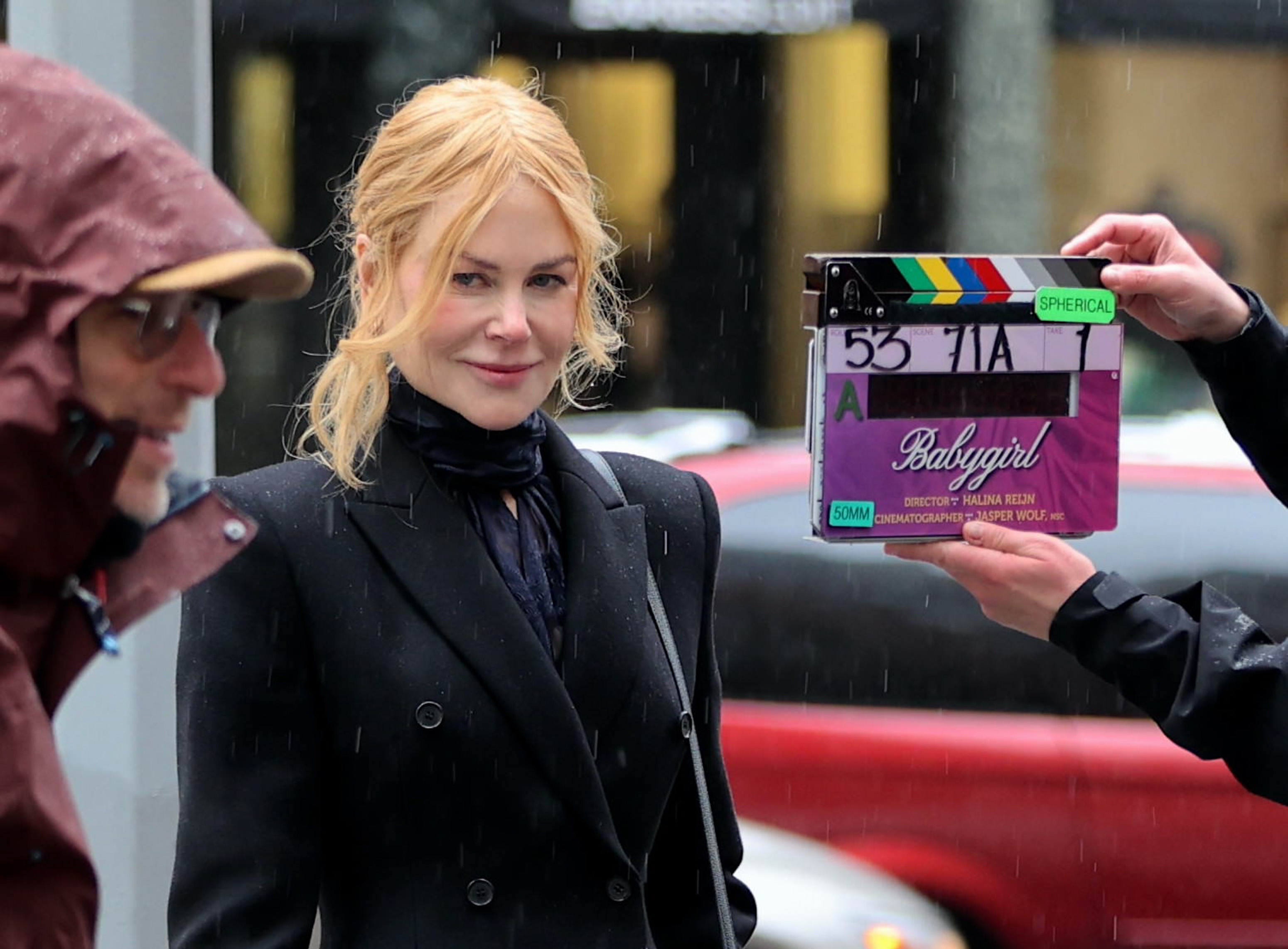 Nicole Kidman en el rodaje de "Babygirl" en Nueva York, el 16 de enero de 2024 | Fuente: Getty Images