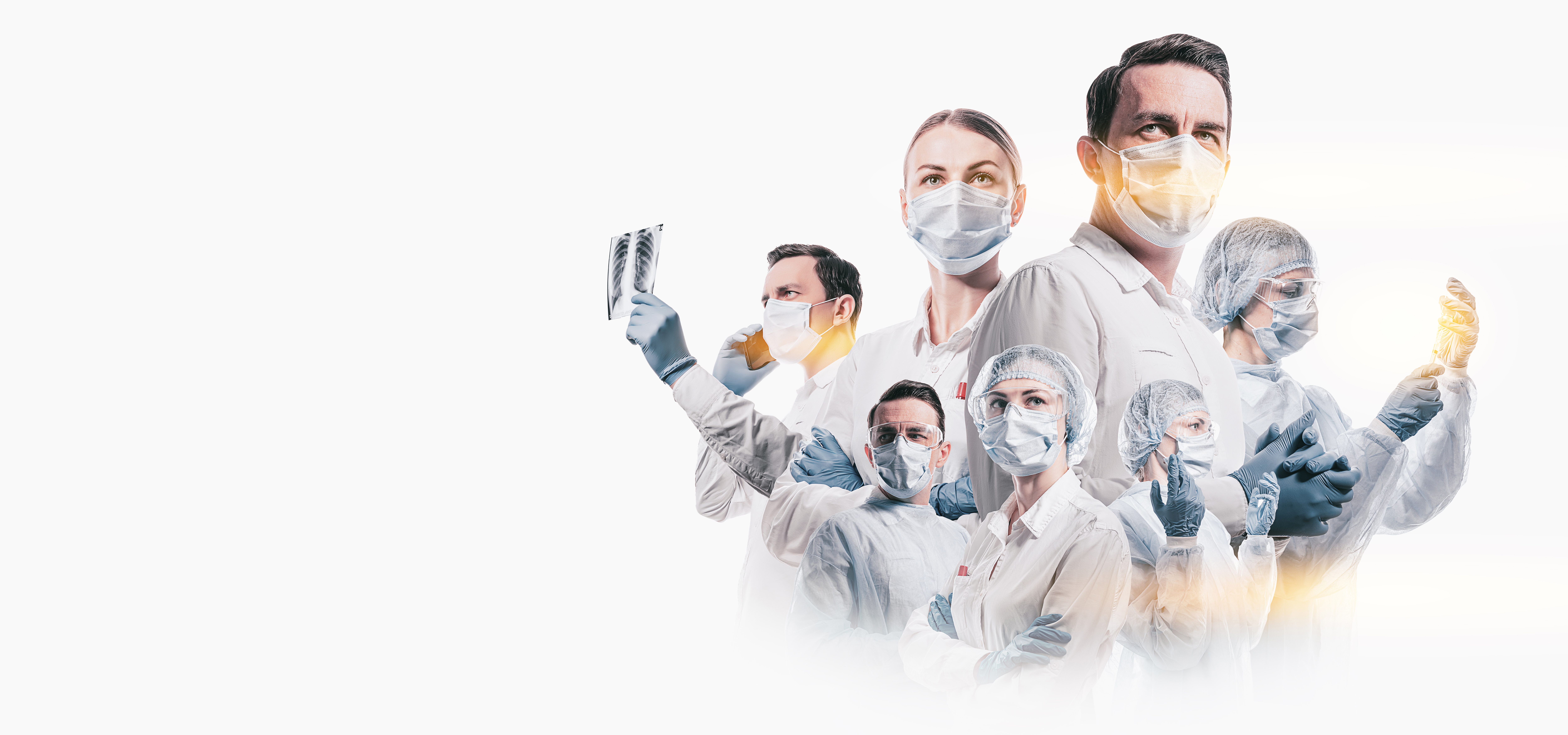 Una imagen de varios profesionales médicos | Foto: Shutterstock