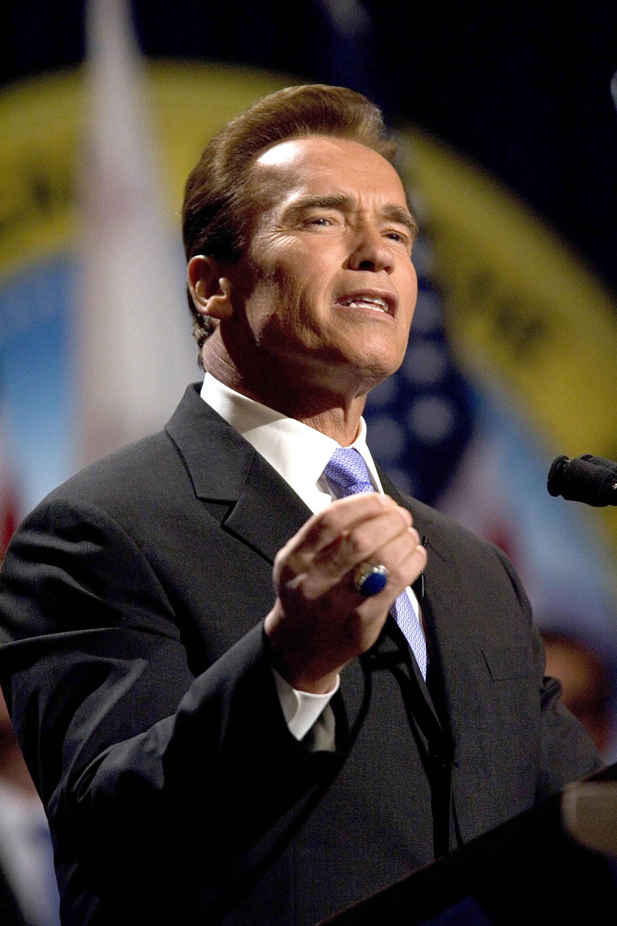 Arnold Schwarzenegger en California en 2007. | Foto: Getty images