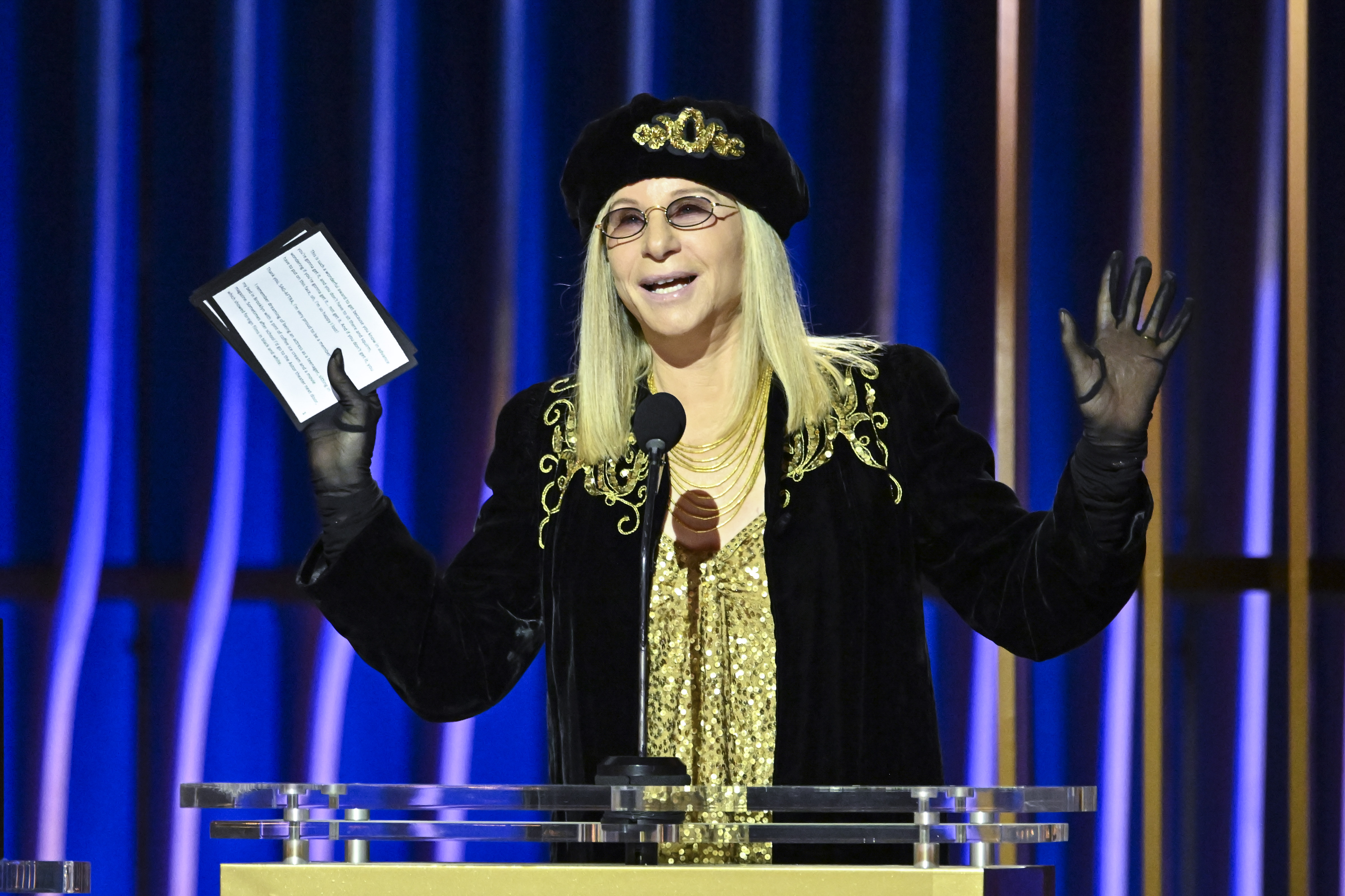 Barbra Streisand en la 30ª edición de los Premios Anuales del Sindicato de Actores el 24 de febrero de 2024, en Los Ángeles, California. | Fuente: Getty Images