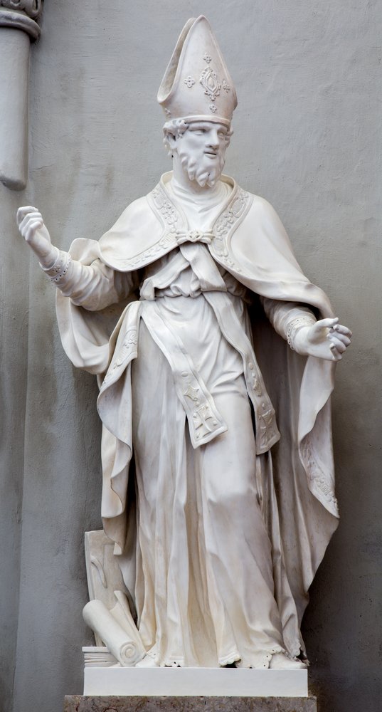 Estatua de San Agustín.| Fuente: Shutterstock