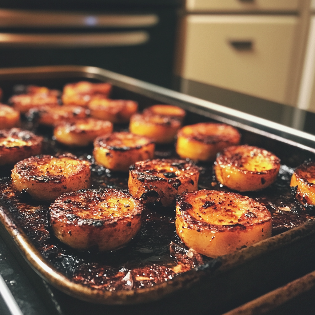 Una bandeja de comida quemada | Fuente: Midjourney