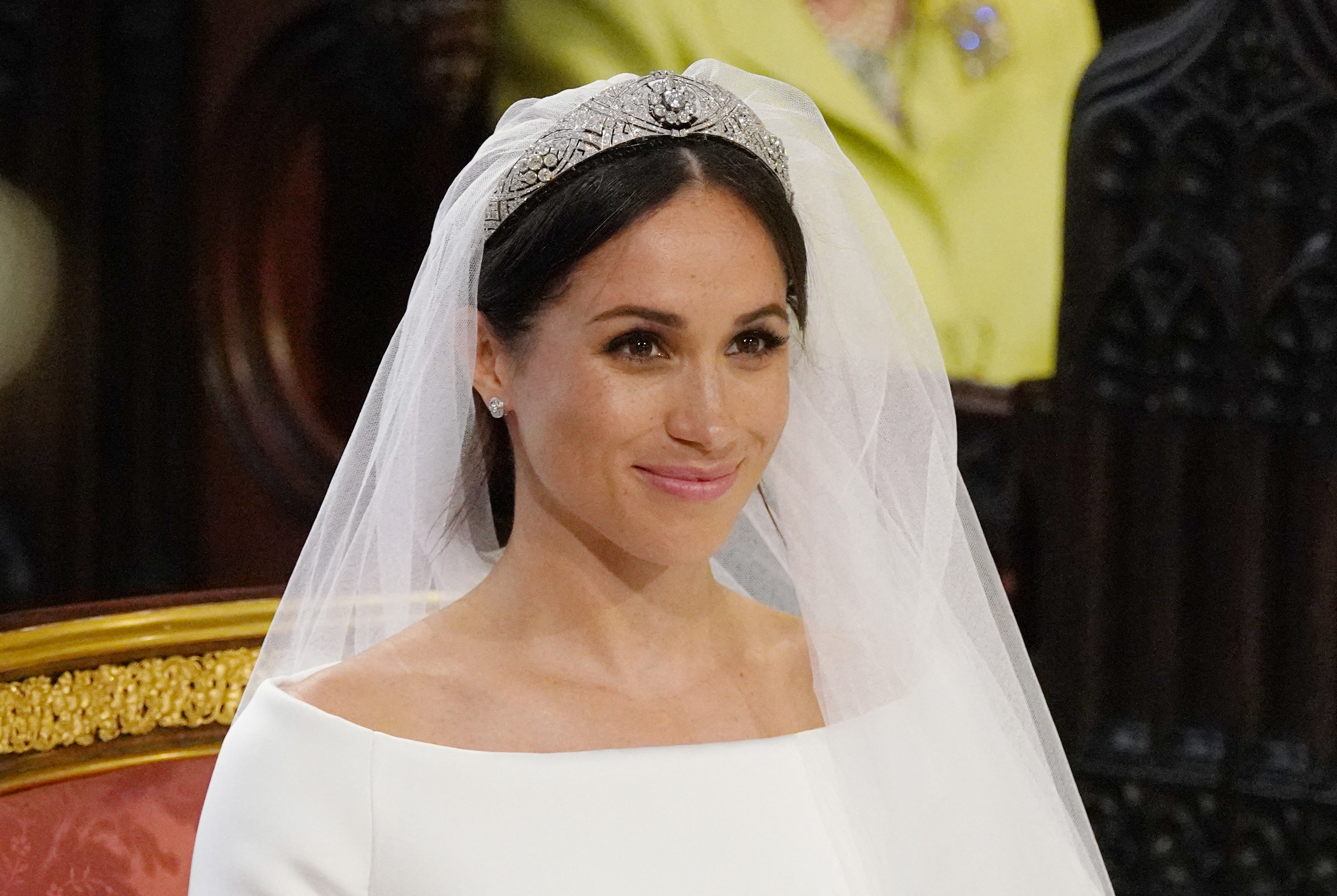 Meghan Markle el día de su boda en Windsor, Inglaterra, el 19 de mayo de 2018 | Fuente: Getty Images